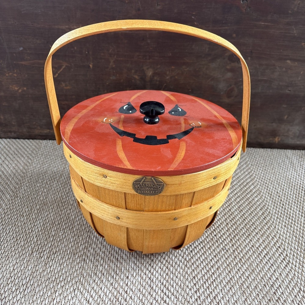 Peterboro Basket Company Halloween Basket Limited Edition Trick Or Treat